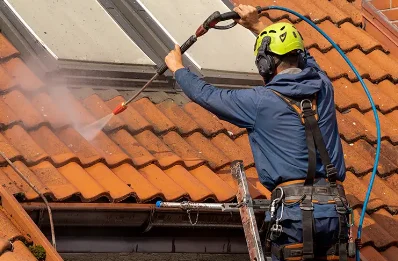 Démoussage et hydrofuge de toiture aux Ulmes